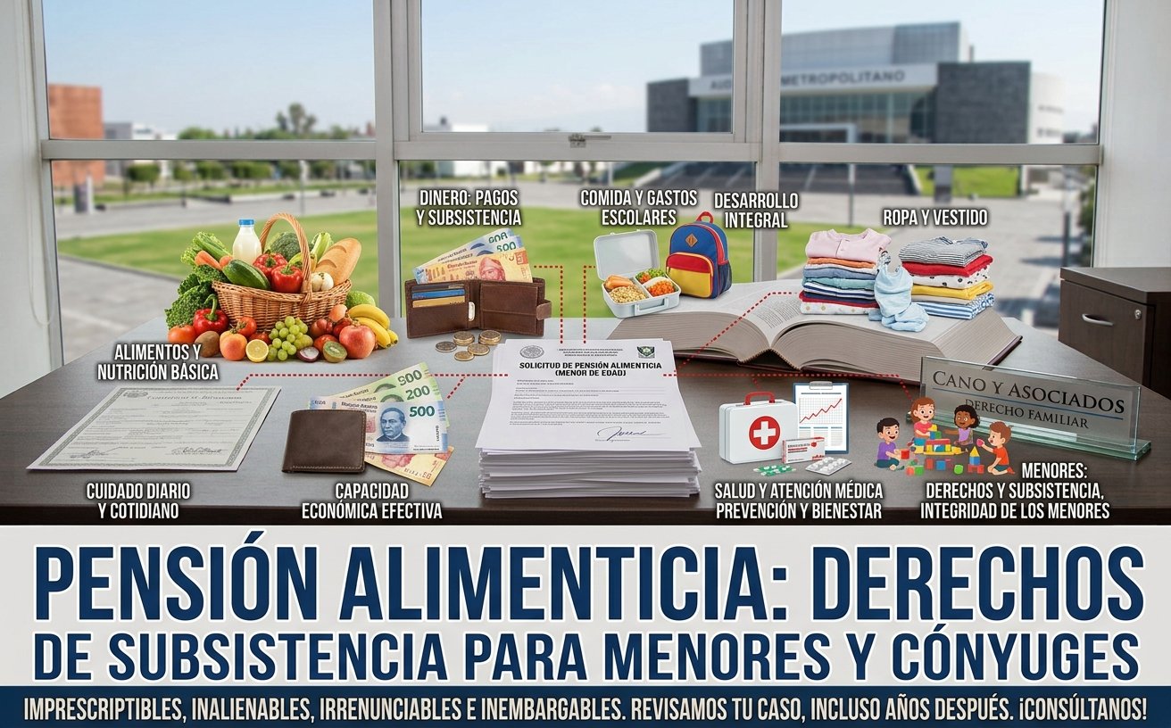 pension de alimentos y/o manutención en puebla